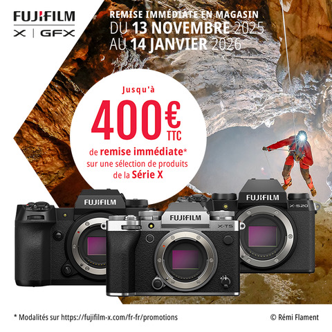 Remise immédiate en magasin FUJIFILM